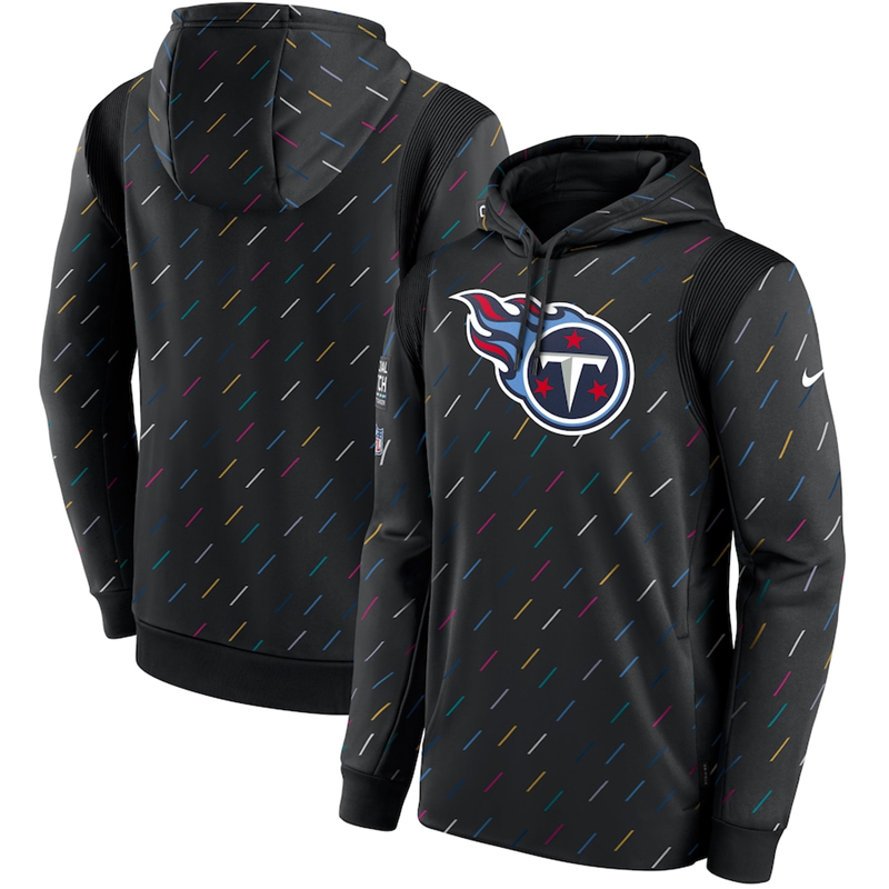 Men's Tennessee Titans 2021 Charcoal Crucial Catch Therma Pullover Hoodie Men's Tennessee Titans 2021 Charcoal Crucial Catch Therma Pullover Hoodie
